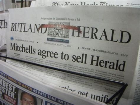 Herald and Times Argus sold to family-owned Sample News Group - VTDigger