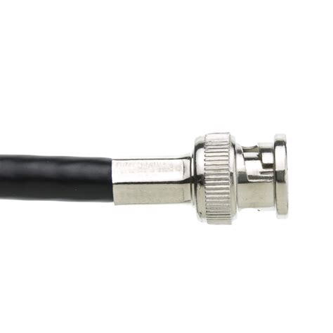 3ft Black BNC RG6 Coaxial Cable, UL rated