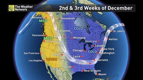 Some parts of Canada will see a huge drop in temperatures