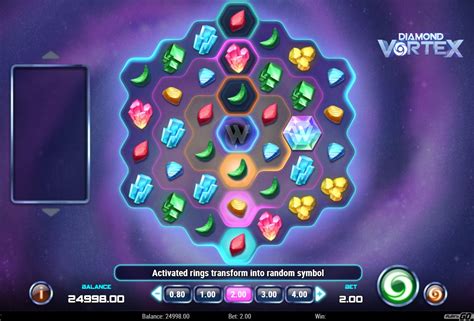 Diamond Vortex slot by Play'n Go, try free play demo here.