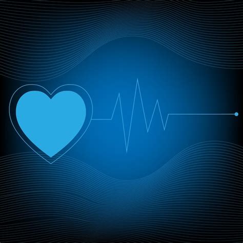 Heart Rhythm Blue Images - Free Download on Freepik