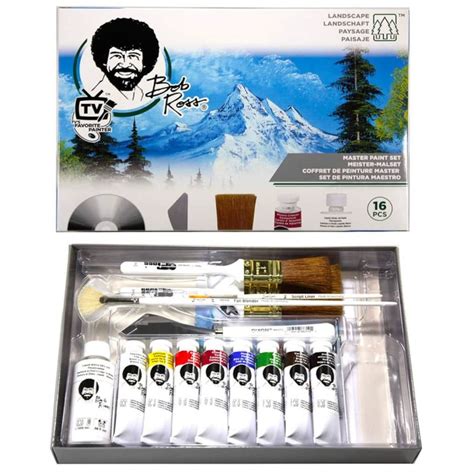 Martin Bob Ross Master Artist Oil Painting Set - A Deluxe Paint Set To Paint Like Bob Ross With ...