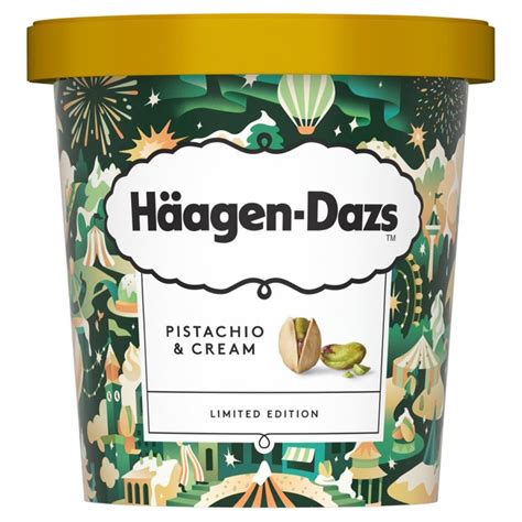 Haagen Dazs Pistachio Ice Cream, Gluten Free, Kosher,, 50% OFF