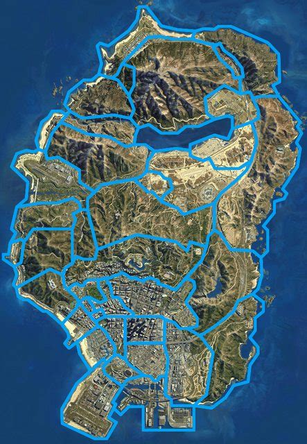 Los Santos Gta V Map