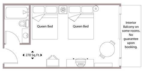 floor-plan-standard-2q - Banff Ptarmigan Inn