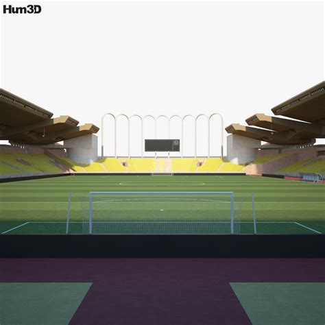 Stade Louis II 3D model - Architecture on Hum3D