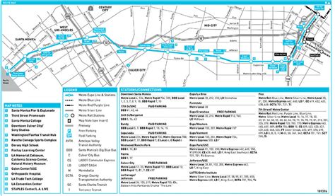 Expo Line Route Map