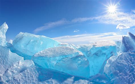 Frozen Lake Baikal Siberia HD Wallpaper Download 5120x3200