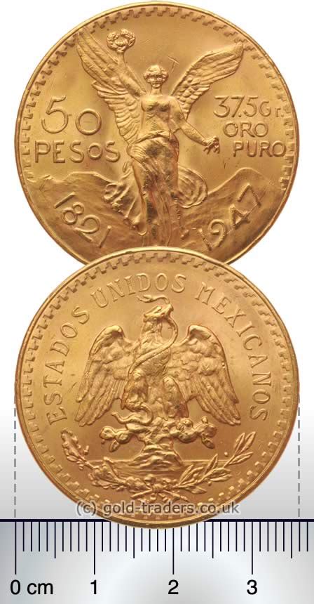 Mexican 50 Pesos Gold Coins