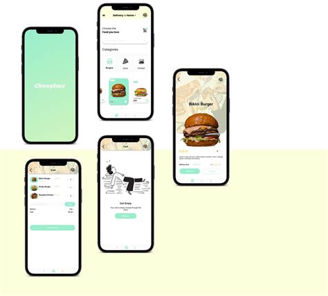 Food App Mockup Design on Behance