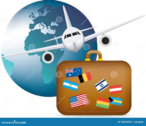 Worldwide Travel Symbol Stock Images - Image: 18283654