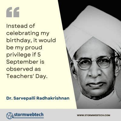 30 + Famous Dr. Sarvepalli Radhakrishnan Quotes In English in 2022 | Quotes for students ...