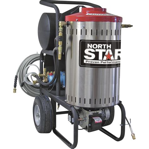 NorthStar Electric Wet Steam & Hot Water Pressure Washer — 2000 PSI, 1.5 GPM, 120 Volt ...