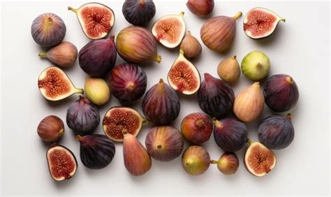 Premium AI Image | Figs on a white background Generative AI