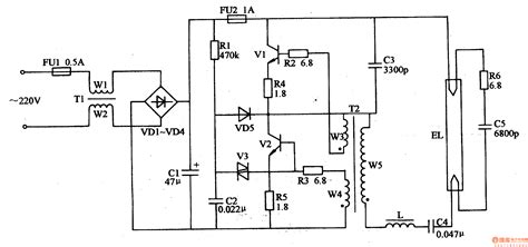 Fluorescent Lamp Electronic Ballast (3) - Control_Circuit - Circuit Diagram - SeekIC.com