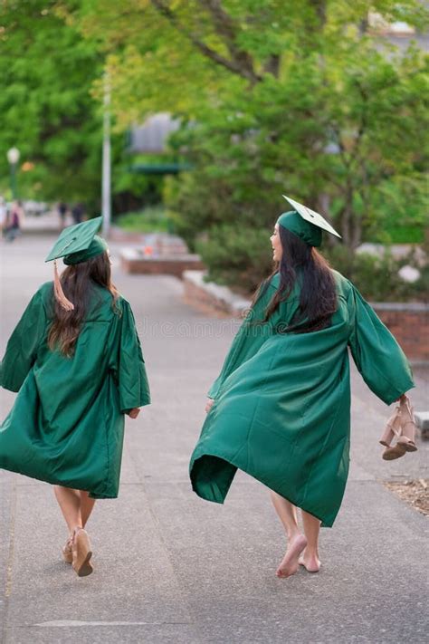 College Graduation Photo on University Campus Stock Image - Image of ...