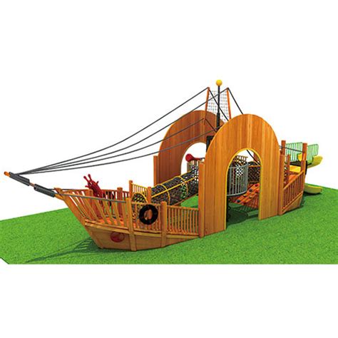 Pirate Ship Playground - Play Structure Theme Equipment Oem_Happy Island