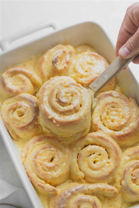 Orange Sweet Rolls - Oh Sweet Basil