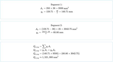 Calculating the Statical/First Moment of Area | SkyCiv