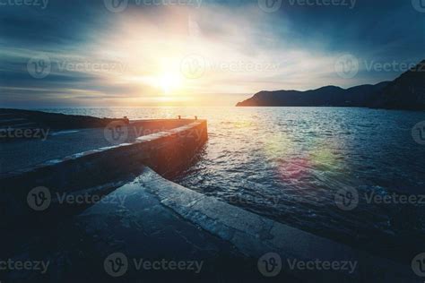 Mediterranean Sea Sunset 24626968 Stock Photo at Vecteezy