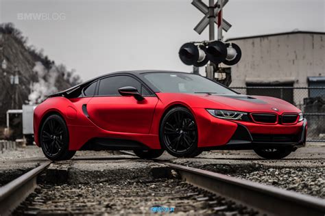 One Of A Kind: BMW i8 in Frozen Red Satin Conform Chrome