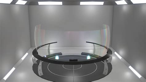 VR Ready Play Space - Sci Fi Screen Room 3D Model $24 - .fbx .max .ma ...