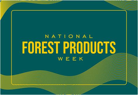 National Forest Products Week... 25788845 Vector Art at Vecteezy