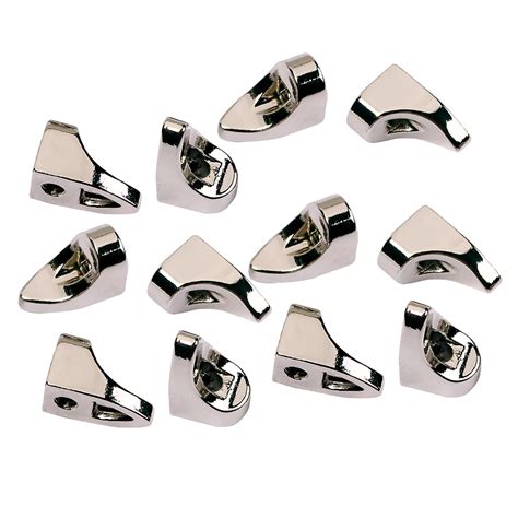 Practical-12Pcs-Pack-Zinc-Alloy-Banjos-Brackets-Chrome-Musical ...