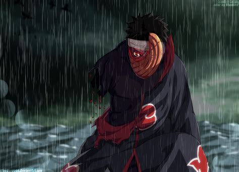 Obito Uchiha in Rain - HD Wallpaper by Nikolay Zhirkov