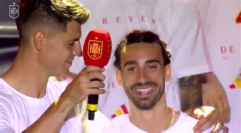 WATCH: Marc Cucurella sings paella song as he debuts braids during ...