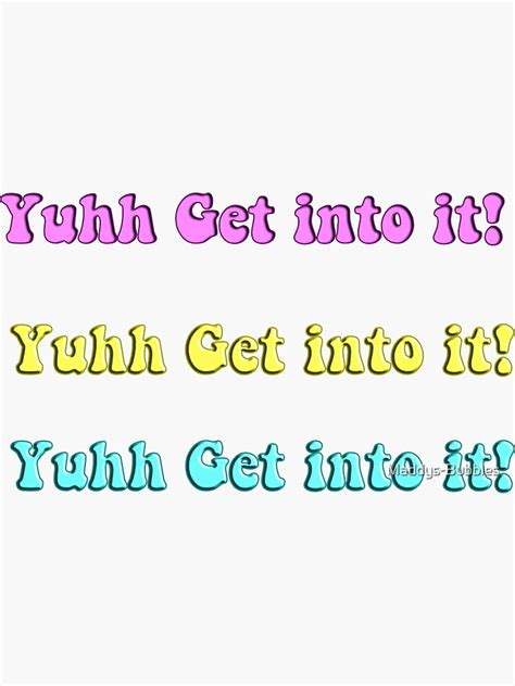 "Tik tok, Yuh get into it trend" Sticker for Sale by Maddys-Bubbles | Redbubble