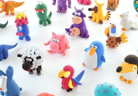Hey Clay Animals - 18 Can Modeling Air-Dry Clay & Interactive App - Arts & Crafts for Ages 3 to ...