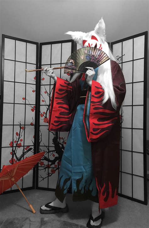 #kitsune #kitsunecosplay #cosplay | Kitsune mask, Cosplay male, Kitsune