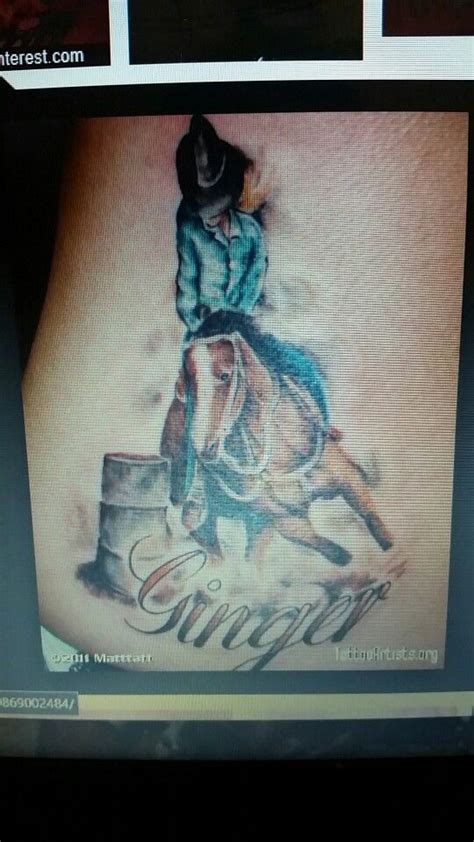 Barrel racing tattoo | Racing tattoos, Equine tattoo, Horse tattoo