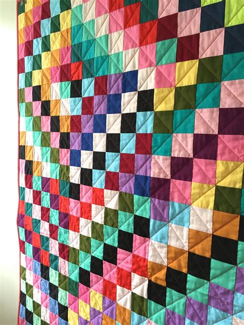 salty oat: modern handmade quilts: solid scrappy trip around the world ...