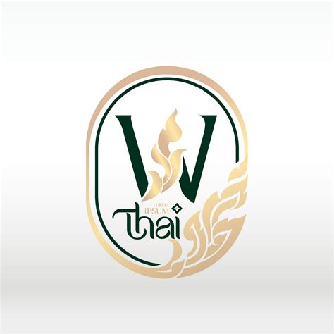 logotype design Thai art style 24684866 Vector Art at Vecteezy