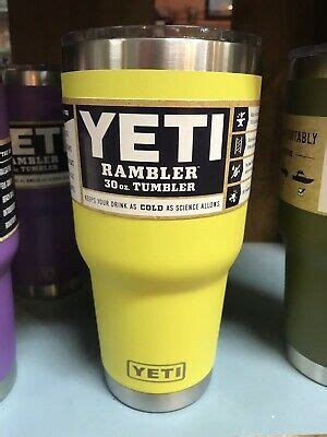 New Yeti 30oz Stainless Steel Tumbler Yellow w/Mag Slider Lid *US ...