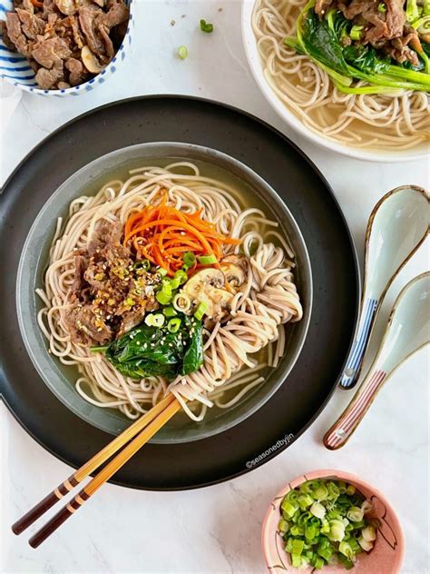 Bulgogi Soba Noodle Soup ⋆ Seasoned by Jin