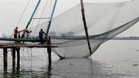 Chinese fishing nets, Fort Kochi [2018] - YouTube