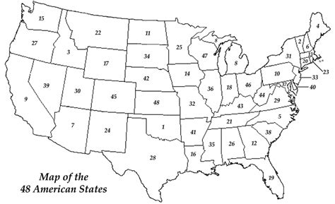 Blank United States Map Quiz Printable : Map Blank States Printable Usa | Bodenowasude
