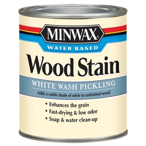 Minwax Water-Based White Wash Interior Stain (1-Quart) in the Interior Stains department at ...