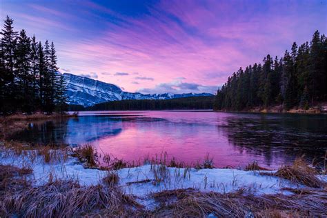 Dawn at Two Jack Lake in the Banff National Park | Christopher Martin Photography