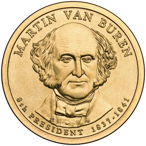 2008 P Martin Van Buren Presidential $1 Coin US Mint Roll 25 Coins – Portsmouth Coin & Currency Co