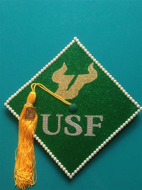 USF graduation cap. Go bulls! #usf #bulls #gradcap | Graduation cap, Graduation cap decoration ...