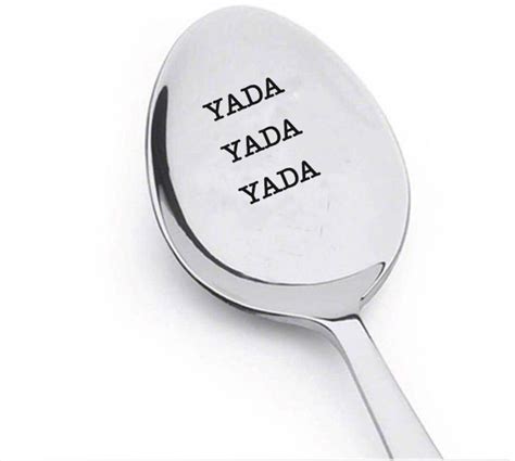 YADA YADA Yada-seinfeld Quote Jerry Seinfeldyadacosmo - Etsy