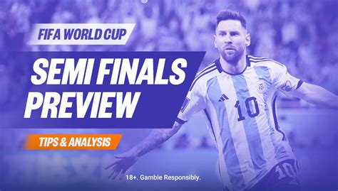 FIFA World Cup - Semi Finals Preview - Palmerbet Blog