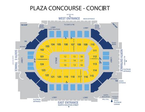 Interactive Concourse Maps | American Airlines Center