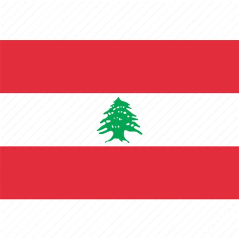 Country, flag, lebanese, lebanon, national icon