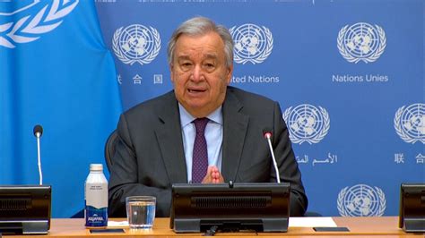 António Guterres: United Nations chief calls for immediate global ...