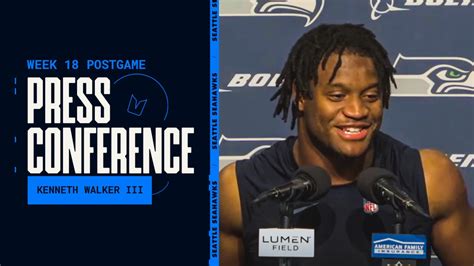 Kenneth Walker III Postgame Press Conference - Week 18 vs. Los Angeles Rams